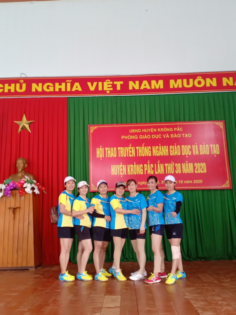 Trường TH Phạm Văn Đồng tham gia Hội thao truyền thống nghành giáo dục và đào tạo huyện Krông Pắc lần thứ 38 năm 2020